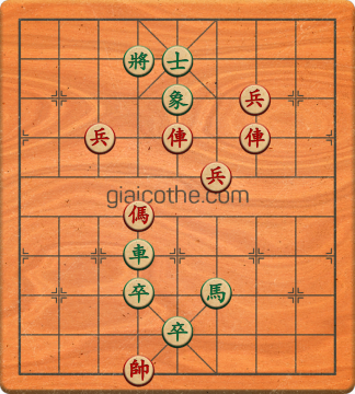 Bàn cờ tướng bài tập Cờ Tướng Khó Nhất màn 3 ván 88 - Độ khó Khó