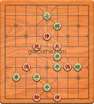 Bàn cờ tướng bài tập Cờ Tướng Khó Nhất màn 3 ván 95 - Độ khó Khó