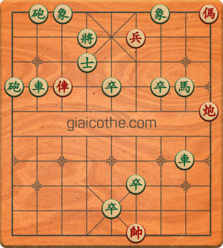 Bàn cờ tướng bài tập Cờ Tướng Khó Nhất màn 4 ván 27 - Độ khó Khó