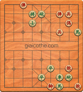 Bàn cờ tướng bài tập Cờ Tướng Khó Nhất màn 4 ván 3 - Độ khó Khó