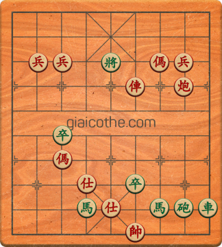 Bàn cờ tướng bài tập Cờ Tướng Khó Nhất màn 4 ván 5 - Độ khó Khó
