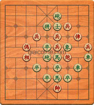 Bàn cờ tướng bài tập Cờ Tướng Khó Nhất màn 5 ván 30 - Độ khó Khó