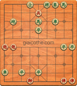 Bàn cờ tướng bài tập Cờ Tướng Khó Nhất màn 5 ván 5 - Độ khó Khó