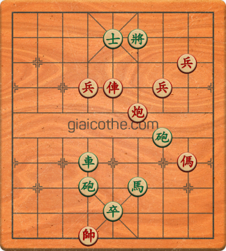 Bàn cờ tướng bài tập Cờ Tướng Khó Nhất màn 5 ván 60 - Độ khó Khó