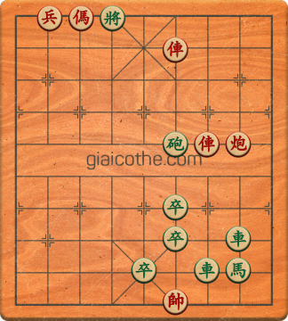 Bàn cờ tướng bài tập Cờ Tướng Khó Nhất màn 5 ván 70 - Độ khó Khó